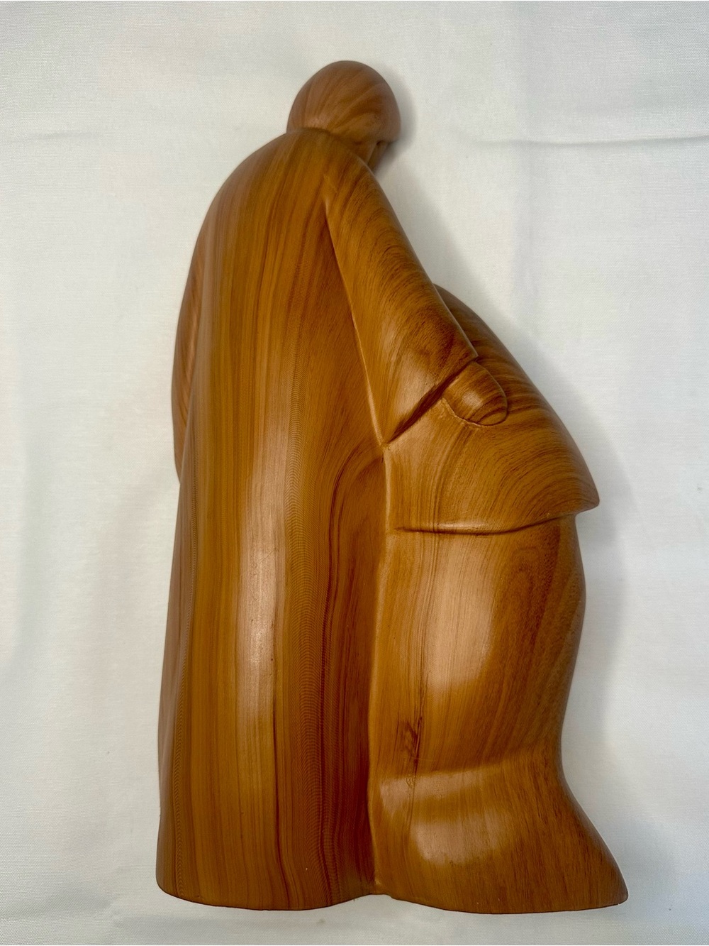 Vintage Olive Wood Handmade Holy Family Sculpture - Picture 4 of 4